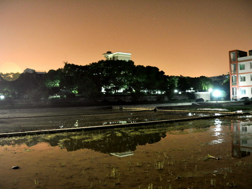 园区夜景
